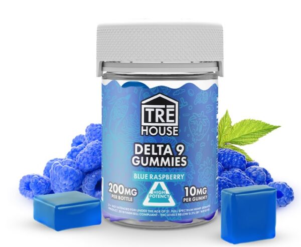 Blue Raspberry Delta 9 Gummies